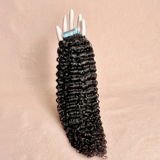 Luxury ‘Deep Curly’ tape ins